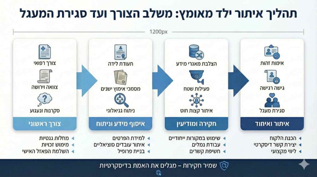 איתור ילד מאומץ
